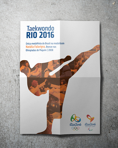 Olimpíada 2016 - Taekwondo design graphicdesign illustration minimal poster web