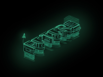 FUTURE 3d future future ready futuristic illustration isometric