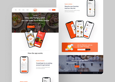 Food app 3d app application design figma flat font food icon illustration logo mobile mockup photoshop ui uiux ux vector web website