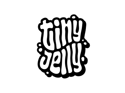 Tiny Jelly acid calligraphy customtype jelly lettering liquid logo logotype type typemate typography wordmark