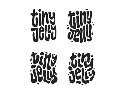 Tiny Jelly sketches calligraphy customtype jelly lettering logo logotype type typemate typography