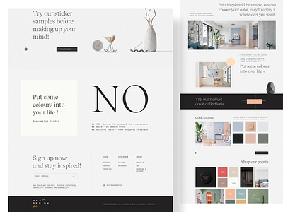 Black Grey Elegant Website Design black black white clean design color design grey heydesign homepage layout minimalist page layout ui design website design