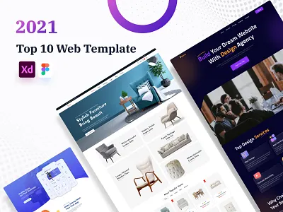 2021 Top 10 UI Design Template 2021 website design 2022 ui design agency website app landing page blog website business website ecommerce tamplate food landing page furniture website landing page design mobile app design sports website trendi design ui ui design ui ux website design website template