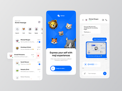 Chat Screen designs, themes, templates and downloadable graphic elements on  Dribbble