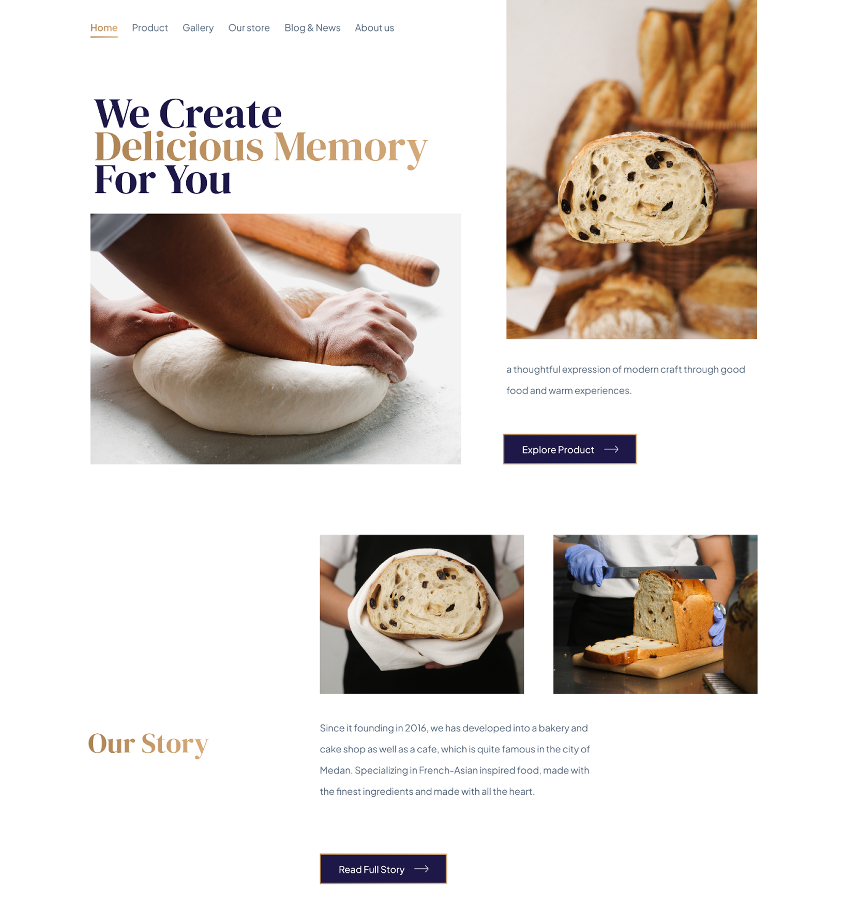Bakery Landing Page design figma landing landing page ui ux web website
