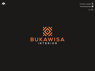 BUKAWISA INTERIOR app branding design icon illustration letter logo minimal ui vector