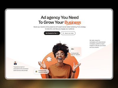 Framer Agency Hero Section Component - Framify Design agency template agency website framer framer agency template framer development framer hero component framer template framer templates framer website hero design hero section hero section ui ui web design