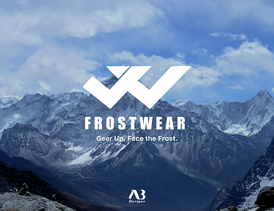 FrostWear - Clothes & Gears branding graphic design logo