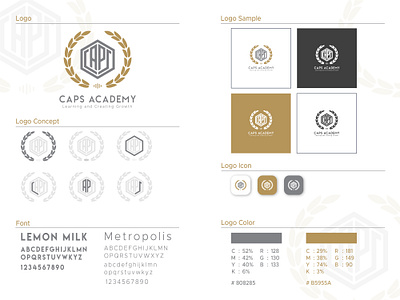 Branding - Caps Academy branding design graphic design logo