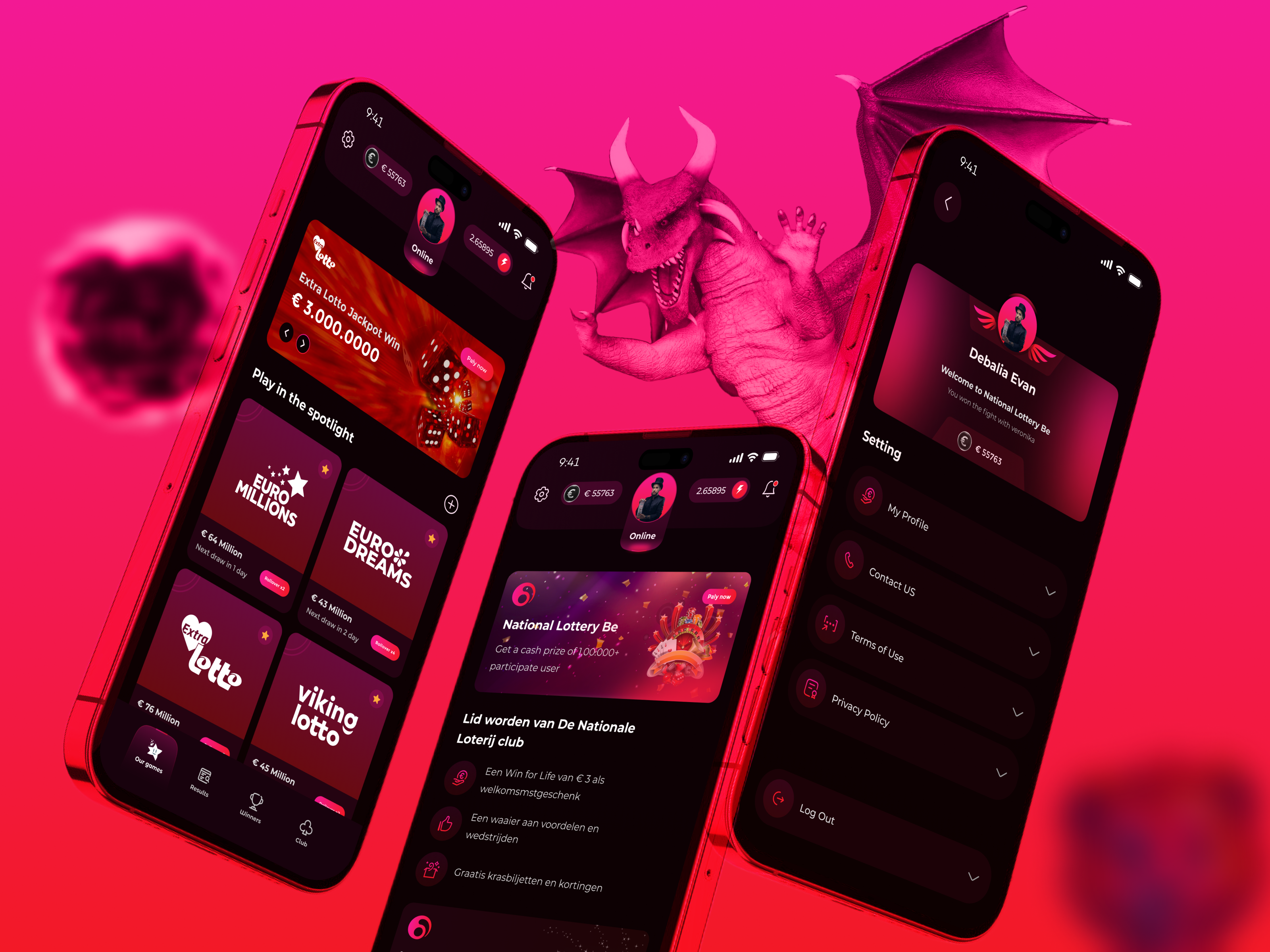 National Lottery Results app design by Farhan ahmed Jibon on Dribbble