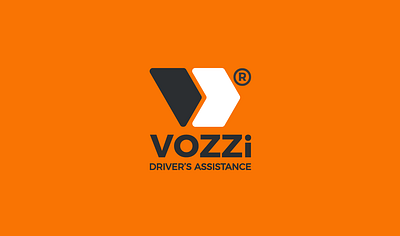 VOZZi - Driver's Assistance animation app logo branding design logo logo animation logotype motion motion graphics orange