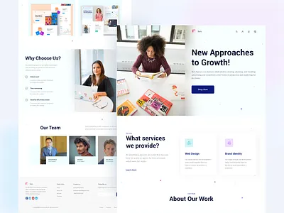 Digital Agency Landing Page. agency agency landing page agency website branding design digital digital agency digital marketing digital marketing agency hellodribbble homepage landing page landing page design landing page ui minimal ui uiux