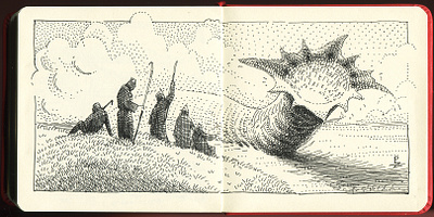 Dune [ inktober 2020 ] arrakis concept art drawing dune dune movie editorial engraving etching graphic hand drawn hatching illustration ink inktober inktober2020 pen art pen drawing sandworm woodcut