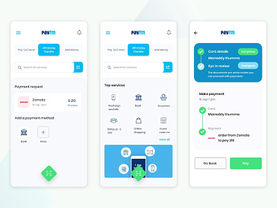 Paytm redesign app branding concept design dribble illustration minimal typogaphy ui ux vector