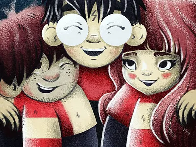 Harry & Co harry potter harrypotter hermione hermione granger illustration magic witch wizard