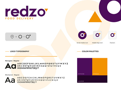 Redzo - Logo and identity design. app icon logo brand branding branding design favicon identity branding identity design logo logo design logodesign logotype media logo
