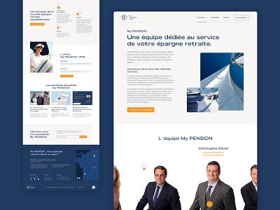 My PENSION xPER Website article brand design design footer homepage icons inspiration team ui ux web design website