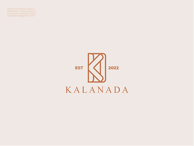 Kalanda brand design branding design illustration initial k letter k logo logodesign logomaker logos modern logo monogram monogram logo sale logo top logo ui vector