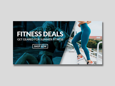 Fitness Deals banners digital ads digital advertising digital design digital designer digital graphics graphic design promotions social media design web web banner web banner ad web banner design