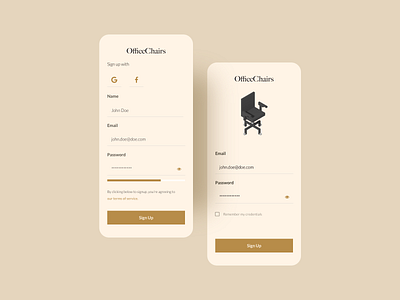 Daily001 app dailyui design hellodribbble sign up ui ux