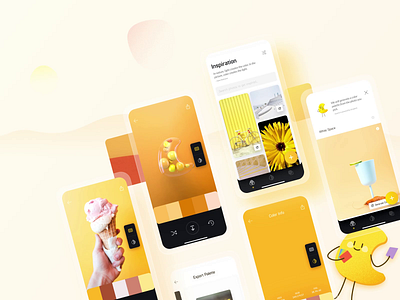 Colorgizes | Color Palette Management Mobile App UIUX Design alphabag android app color color palette colorgizes design illustration ios logo mobile palette ui ux