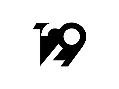 129 Monogram Branding. & Logo Mark Design 129 branding graphic design logo logo design logo mark logotype mark minimalist negative space negative space logo type
