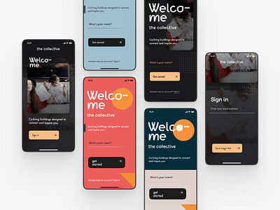 Onboarding app clean digital design ios iphone iphone x mobile onboarding sign up signup ui