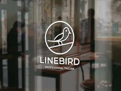 Line Bird Logo abstract animal apparel bird brand business clothing company corporate design graphic icon identity line logo minimalist modern nature outline professional