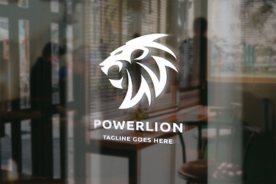 Power Lion Logo agency business capital consultant courage endurance financial firm force group investing investment king lawyer leader leadership lion lion king marketing poweful