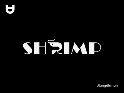 Shrimp Letter R Logo brand branding business design flat lettermark logo logo design minimal modern shrimp