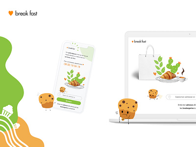 Break Fast brand dailyui design mob research ui uidesign ux web