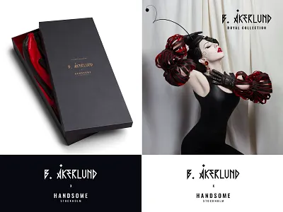 B.Åkerlund x Handsome bea dhultin fashion handsome handsomestockholm hs packaging åkerlund