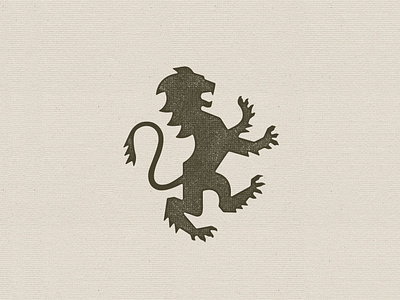Modern Huntsman Symbol branding design illustration lion logo modern huntsman symbol texture