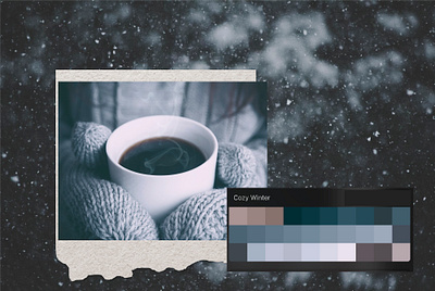 White winter Procreate swatches color palette color scheme color swatch cozy home swatches cozy winter digital palette procreate swatches procreate tools