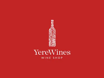 YereWines Wine Shop branding design logo