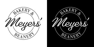 Meyers' Hometown Bakery and Beanery Logo design graphic design logo