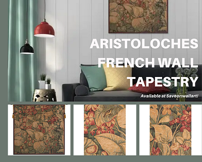 ARISTOLOCHES FRENCH WALL TAPESTRY branding home decor tapestries tapestry tapestry cushion wall art wallart