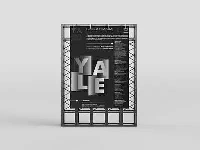 Yale School of Architecture _Events at YsoA 2020_Poster advertising branding composition content graphicdesign ideas pinterest poster poster art poster design symbol typography typography design vector