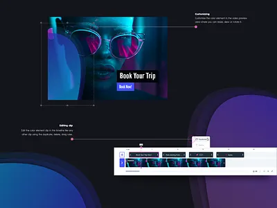 Promo - Video maker redesign customized design editing editorial function functionality online app refining tool ui uiux user experience user interface user interface design userinterface ux video app videoeditor videomaker