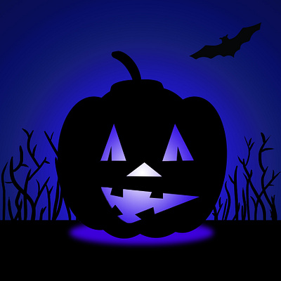 Pumpkin 01 2d 2d art adobe halloween illustration photoshop pumpkin