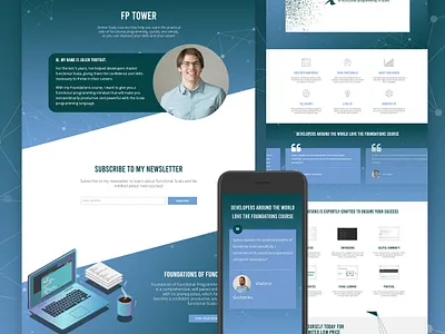 Coding School design ui user experience ux web website website design