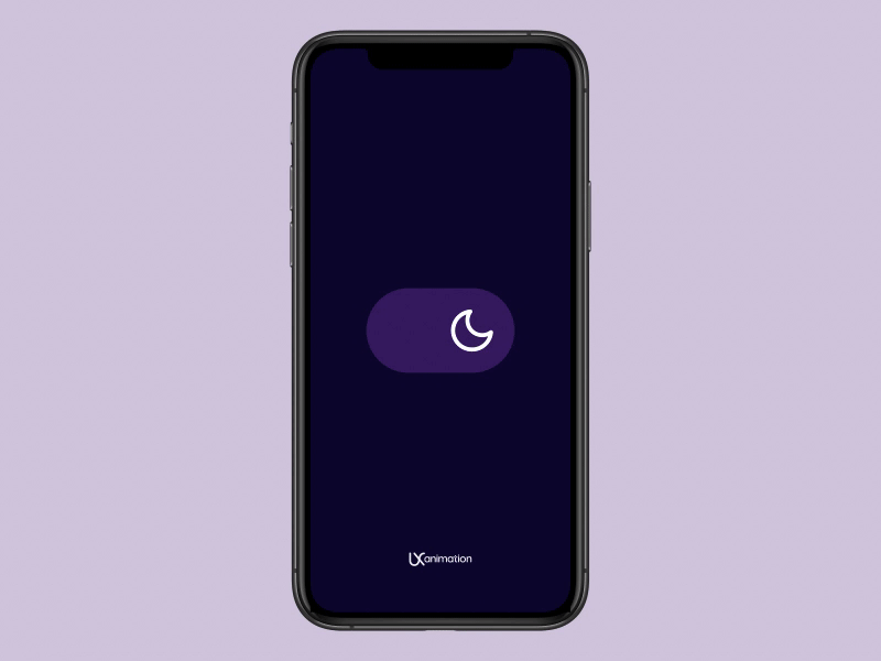 Dark mode switcher aftereffects iconanimation icondesign lottie lottiefiles ui ui design uianimation uimobile uimotion ux uxanimation uxdesign uxmotion