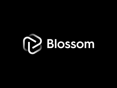 Blossom - Logo Design agency b logo blossom brand creative logo design digital designer flower freelance designer grow hexagon infinity letter monogram life logo logo design loop monogram studio