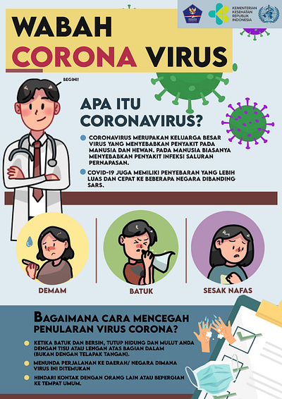 poster corona 2 art branding brosur design digital digitalart draw icon illustration logo