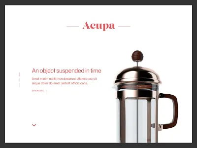 WIP - Product Feature Page 3d coffee design landing design product page ui ux webdesign