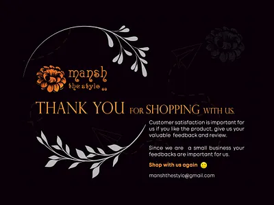 Mansh The Stylo.. - Greating Cards banner design brand and identity branding brochure design brochure mockup busines card design mockup illustration logo design typography