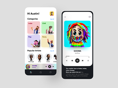 Music App app app design app ui app ui ux appui iphone mobile ui mobile uiux music music player musicapp playlist ui ui ux uidesign uiux ux ux ui uxui uxuidesign