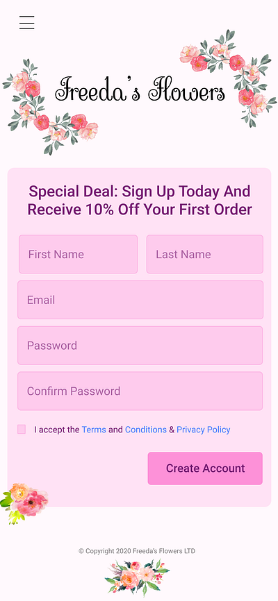 Sign up page - DailyUI Challenge #001 beginner beginners dailyui dailyui 001 dailyuichallenge iphone 11 pro mobile ui ui design uidesign uidesigns uidesing