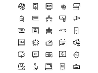 Cyber Monday Icon adobe illustrator cc affinitydesigner design dribbble flat icon iconography illustration madewithaffinty vector