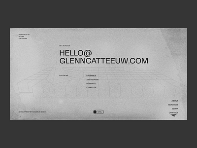 Glenn Catteeuw — Portfolio 2020 animation grid motion neon personal portfolio texture toggle ui ux web web design webgl website